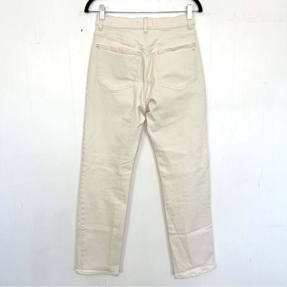 Madewell '90s Straight Jeans Natural Off White Size 26 mc - Picture 3 of 4